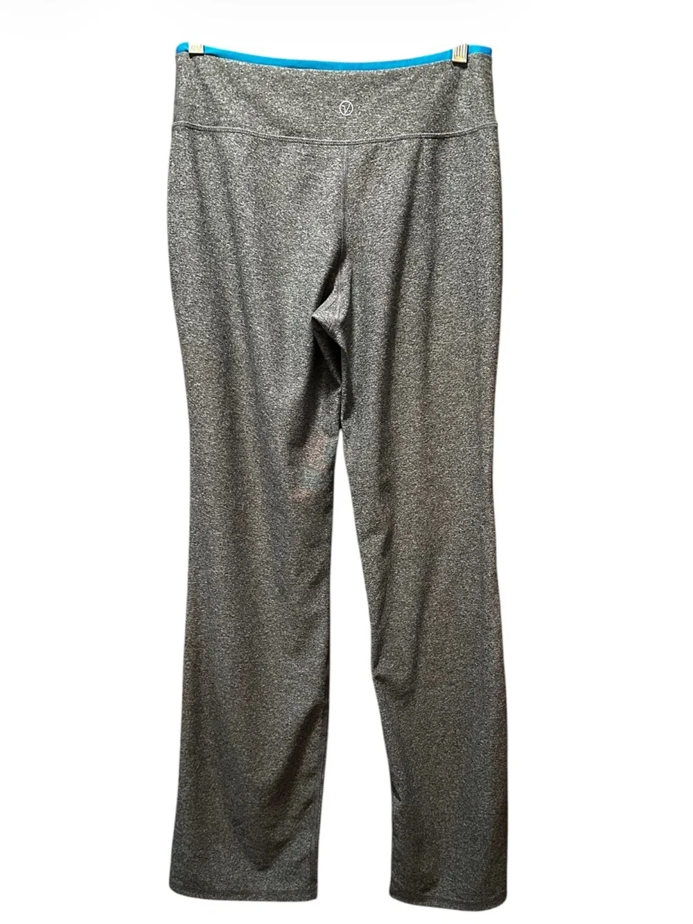 Vogo Gray Heather Athletic Pants with Blue Trim